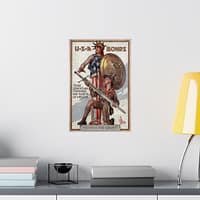10852434492255932832_2048.jpeg Weapons for Liberty - U.S.A. bonds - J.C. Leyendecker (c. 1918) - Patriotic WWI Poster Print