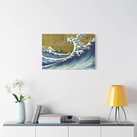 10931504182897145650_2048.jpeg Kaijo no Fuji (Fuji Seen from the Sea) - Katsushika Hokusai (1834) - Japanese Woodblock Canvas Print