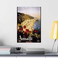 11018137304180116371_2048.jpeg Amalfi Coast, Italy – ENIT Italian National Tourist Board – Vintage Travel Poster Print