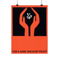 11111327079456707171_2048.jpeg For a Sane Nuclear Policy - Saul Bass (1964) - Atomic Age Poster Print
