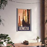 11536278177781156143_2048.jpeg Venezia (Venice), Italy – ENIT Italian National Tourist Board – Vintage Travel Poster Print