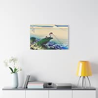 11588141898834816452_2048.jpeg Kajikazawa in Kai Province - Katsushika Hokusai (c. 1830) - Japanese Woodblock Canvas Print