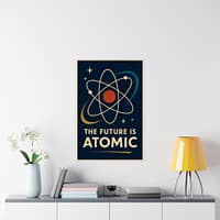 11756852339524321411_2048.jpeg The Future Is Atomic – LUNE Original – Space Age Poster Print