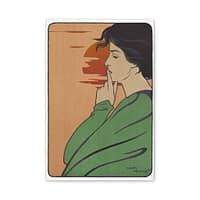 1188475267354207441_2048.jpeg L'Heure du Silence - Henri Georges J. I. Meunier (1897) - Art Nouveau Canvas Print