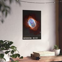 11887714988756069871_2048.jpeg Southern Ring Nebula - NIRCam Compass Image - NASA James Webb Space Telescope - Space Age Poster Print