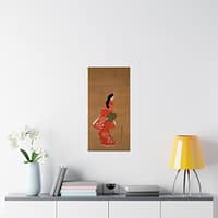 11921568781518235209_2048.jpeg Beauty Looking Back - Hishikawa Moronobu (c. 17th century) - Japanese Woodblock Poster Print