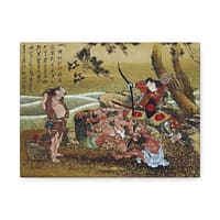 11994196091357423929_2048.jpeg Tametomo and the inhabitants of Onoshima Island – Katsushika Hokusai (1811) – Japanese Woodblock Canvas Print
