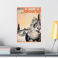 12006659691017697409_2048.jpeg UdSSR – Intourist (1935) – Vintage Travel Poster Print