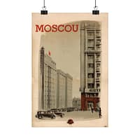 12177687593960088933_2048.jpeg Moscou (Moscow) – Intourist (1936) – Vintage Travel Poster Print