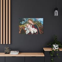 12418281435903493530_2048.jpeg Isenheim Altarpiece (Nativity panel) – Matthias Grünewald (c. 1512-1516) – Renaissance Canvas Print