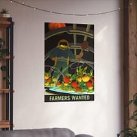 12567035137329566630_2048.jpeg Farmers Wanted – NASA Recruitment Ad – Space Age Poster Print