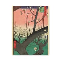 12712173718711488314_2048.jpeg Plum Park in Kameido – Utagawa Hiroshige (1857) – Japanese Woodblock Canvas Print