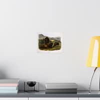 12934441048475531221_2048.jpeg Bos Americanus, American Bison or Buffalo, plate 57 – John James Audubon (1845) – Natural History Poster Print