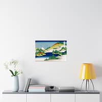12999374060483674857_2048.jpeg The Lake at Hakone in Sagami Province - Katsushika Hokusai (c. 1830) - Japanese Woodblock Poster Print