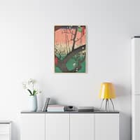13292581042474177047_2048.jpeg Plum Park in Kameido – Utagawa Hiroshige (1857) – Japanese Woodblock Canvas Print