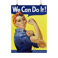 13304853001915439360_2048.jpeg We Can Do It! Rosie the Riveter - J. Howard Miller (1942-1945) - Patriotic WWII Poster Print