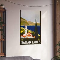 13406289487563909661_2048.jpeg Italian Lakes – ENIT Italian National Tourist Board (c. 1930) – Vintage Travel Poster Print