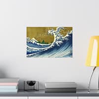 13437108231588994684_2048.jpeg Kaijo no Fuji (Fuji Seen from the Sea) - Katsushika Hokusai (1834) - Japanese Woodblock Poster Print