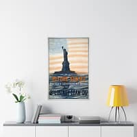13643853730453922274_2048.jpeg Before Sunset - Buy a U.S. Government Bond of the 2nd Liberty Loan - Eugenie De Land (1917) - Patriotic WWI Poster Print