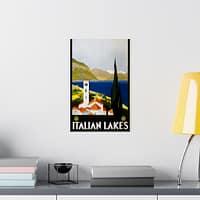 1375954734209466819_2048.jpeg Italian Lakes – ENIT Italian National Tourist Board (c. 1930) – Vintage Travel Poster Print