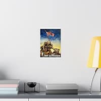 1403304012785674078_2048.jpeg 7th War Loan - Now, All Together - C.C. Beall (1945) - Patriotic WWII Poster Print