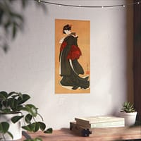 14216980721047263917_2048.jpeg Woman Holding a Fan - Katsushika Hokusai (c. 1810-1811) - Japanese Woodblock Poster Print