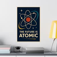 14353219042391606887_2048.jpeg The Future Is Atomic – LUNE Original – Space Age Poster Print