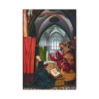 14371215743939580002_2048.jpeg Isenheim Altarpiece (Annunciation panel) – Matthias Grünewald (c. 1512-1516) – Renaissance Canvas Print