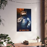 14403508921198804071_2048.jpeg We Need You – NASA Recruitment Ad – Space Age Poster Print