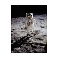 14456972375767451570_2048.jpeg Buzz Aldrin on the Moon - NASA Apollo 11 Mission Photograph (1969) - Space Age Poster Print