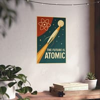 14518490689374744736_2048.jpeg The Future Is Atomic – LUNE Original – Space Age Poster Print