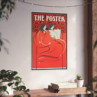 14884068889439067412_2048.jpeg The Poster, Miss Art and Miss Litho – Elisha Brown Bird (1896) – Art Nouveau Poster Print