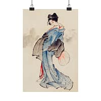 15054038723773618954_2048.jpeg Woman Holding a Fan - Katsushika Hokusai (1830) - Japanese Woodblock Poster Print