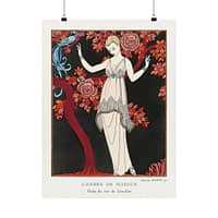 15164281099476177841_2048.jpeg L'Arbre de science, Robe du soir de Doeuillet - George Barbier (1914) - Art Deco Poster Print