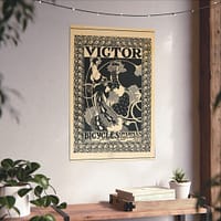 1535059530964873645_2048.jpeg Victor Bicycles ad – William Henry Bradley (c. 1896) – Art Nouveau Poster Print