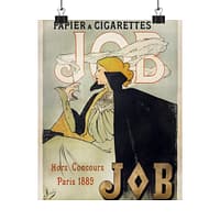 15359937844022863290_2048.jpeg Job Cigarettes ad – Alphonse Mucha (1889) – Art Nouveau Poster Print
