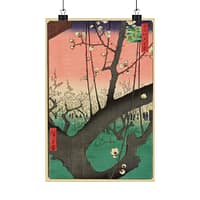15508637507132890012_2048.jpeg Plum Park in Kameido – Utagawa Hiroshige (1857) – Japanese Woodblock Poster Print