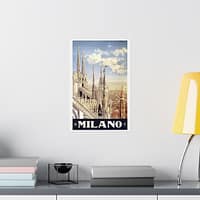 15560724931874585375_2048-1.jpeg Milano (Milan), Italy – ENIT Italian National Tourist Board (c. 1920) – Vintage Travel Poster Print