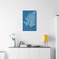 15763055148714466669_2048.jpeg New Zealand Fern Cyanotype – Anna Atkins (c. 1853-54) – Botanical Canvas Print