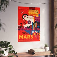 15770380278396600170_2048.jpeg Mars - Multiple Tours Available - NASA Travel Ad (2018) - Space Age Poster Print