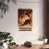 15793965633757423728_2048.jpeg Pueblos of the Southwest: National Parks & Monuments – Works Progress Administration (c. 1930s) – Vintage Travel Poster Print