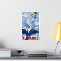 1581217797597598027_2048.jpeg Dans tous les ciels, Air France – Roger de Valerio (c. 1930s) – Vintage Travel Poster Print