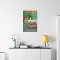15848619495214723292_2048.jpeg Cognac Jacquet Peacock – Camille Bouchet – Art Nouveau Canvas Print