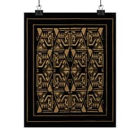 15862523492607291022_2048.jpeg Art Deco Geometric Velvet Pattern (c. 1920-1930) - Art Deco Poster Print