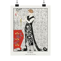 15878372150919399040_2048.jpeg Fumée - Robe du soir, de Beer - George Barbier (1921) - Art Deco Poster Print
