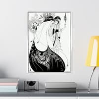 15993902896173881868_2048.jpeg Aubrey Beardsley – The Peacock Skirt (1893) – Art Nouveau Poster Print