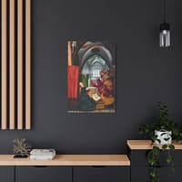 16248179820534408790_2048.jpeg Isenheim Altarpiece (Annunciation panel) – Matthias Grünewald (c. 1512-1516) – Renaissance Canvas Print
