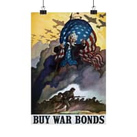 1629456667335217177_2048.jpeg Buy War Bonds - Newell Convers Wyeth (1942) - Patriotic WWII Poster Print