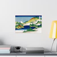 16294997895552856601_2048.jpeg The Lake at Hakone in Sagami Province - Katsushika Hokusai (c. 1830) - Japanese Woodblock Poster Print
