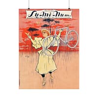 16326248403762127079_2048.jpeg Lu-Mi-Num Bicycle ad – Charles Tichon (c. 1890s) – Art Nouveau Poster Print